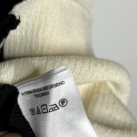 Rachel Roy Womens Odette Ribbed Sleeveless Blouse Size M‎ Black Stone Knit NWT - Picture 8 of 9